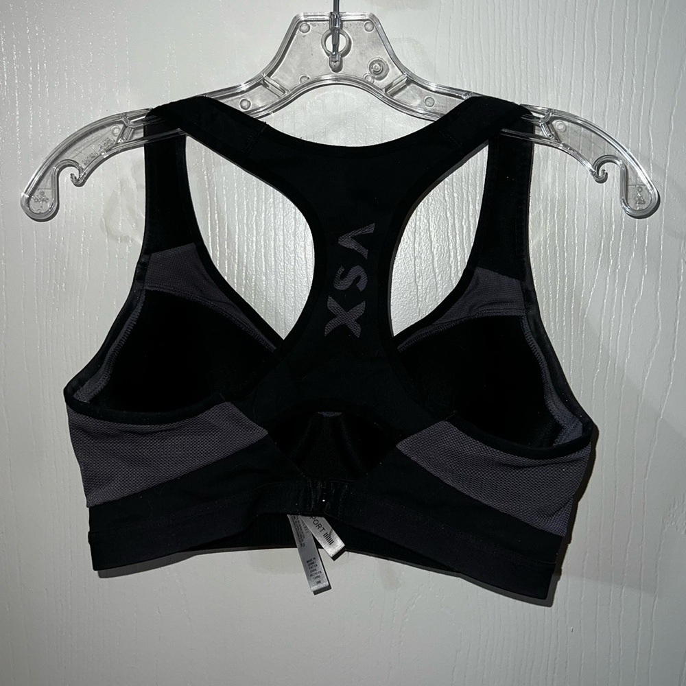 Victoria Secret VSX Pink and Black Sports Bras for Active Comfort, Size 34D - Picture 5 of 5